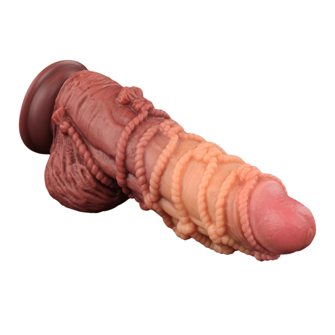 double-layered-nature-cock-24-cm-Brun naturel clair-Brun naturel foncé-4