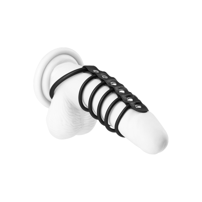 manchette-pénienne-avec-anneaux-3-5---5-5-cm-Noir-2