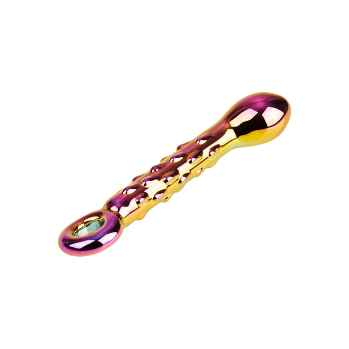 gode-en-verre-avec-boutons-18-cm-Multicolore-3