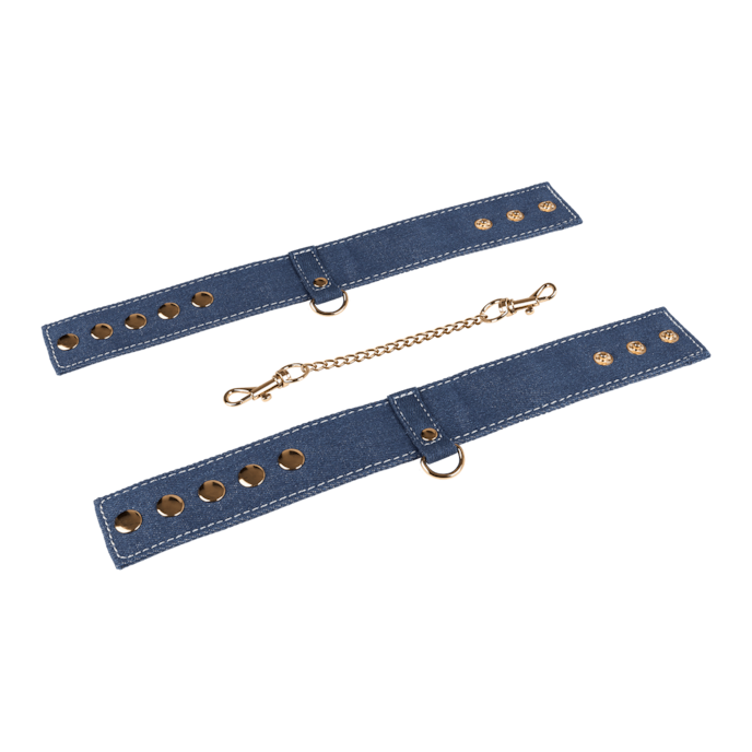 fesselmanschetten-im-jeans-look-Blau-Gold-5