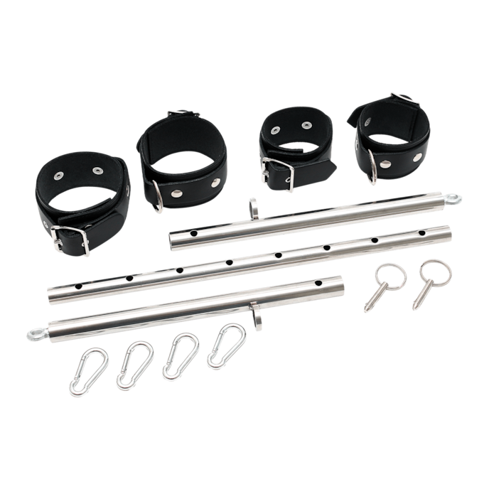 barre-décartement-avec-attaches-Argent-Noir-2