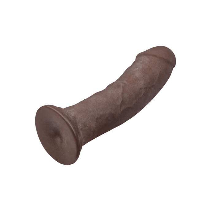 8-inch-dildo-with-suction-cup-20-5-cm-Naturel foncé-5