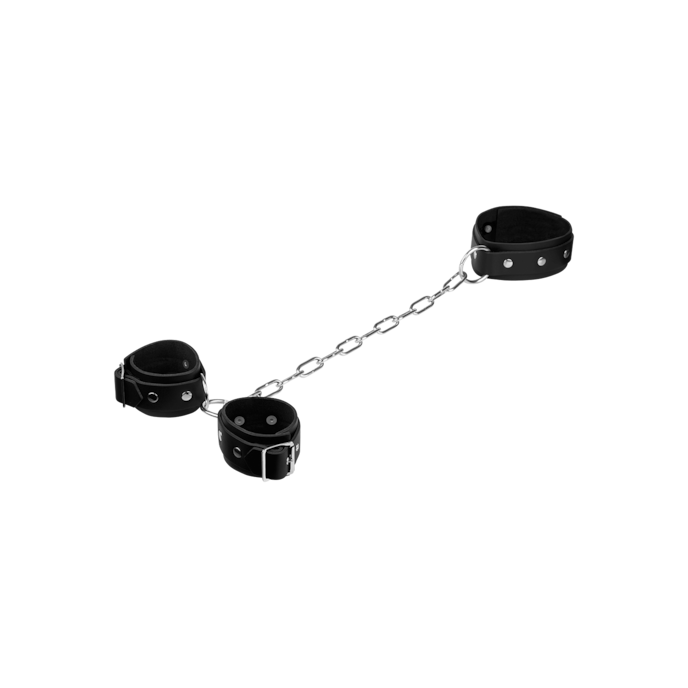 fesseln-mit-verbindungskette-Schwarz-Silber-3