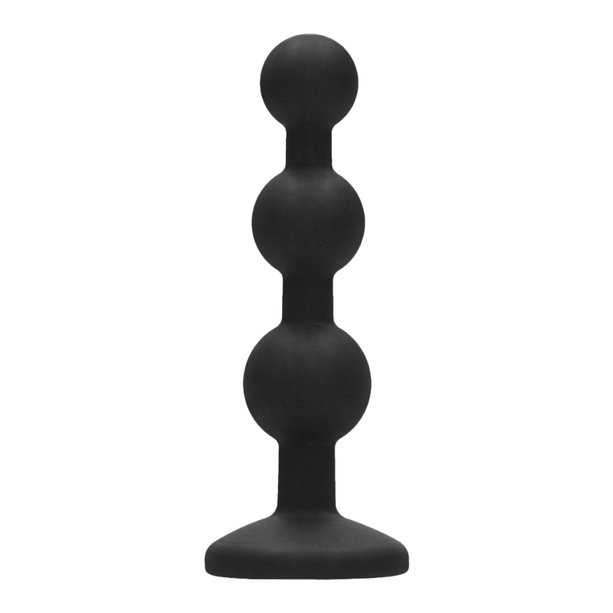 silicone-beaded-diamond-butt-plug-11-4-cm-Zwart-2