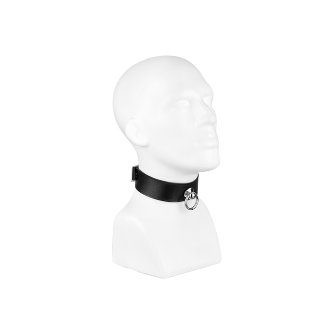 collier-avec-grand-anneau-s/m-Noir-1