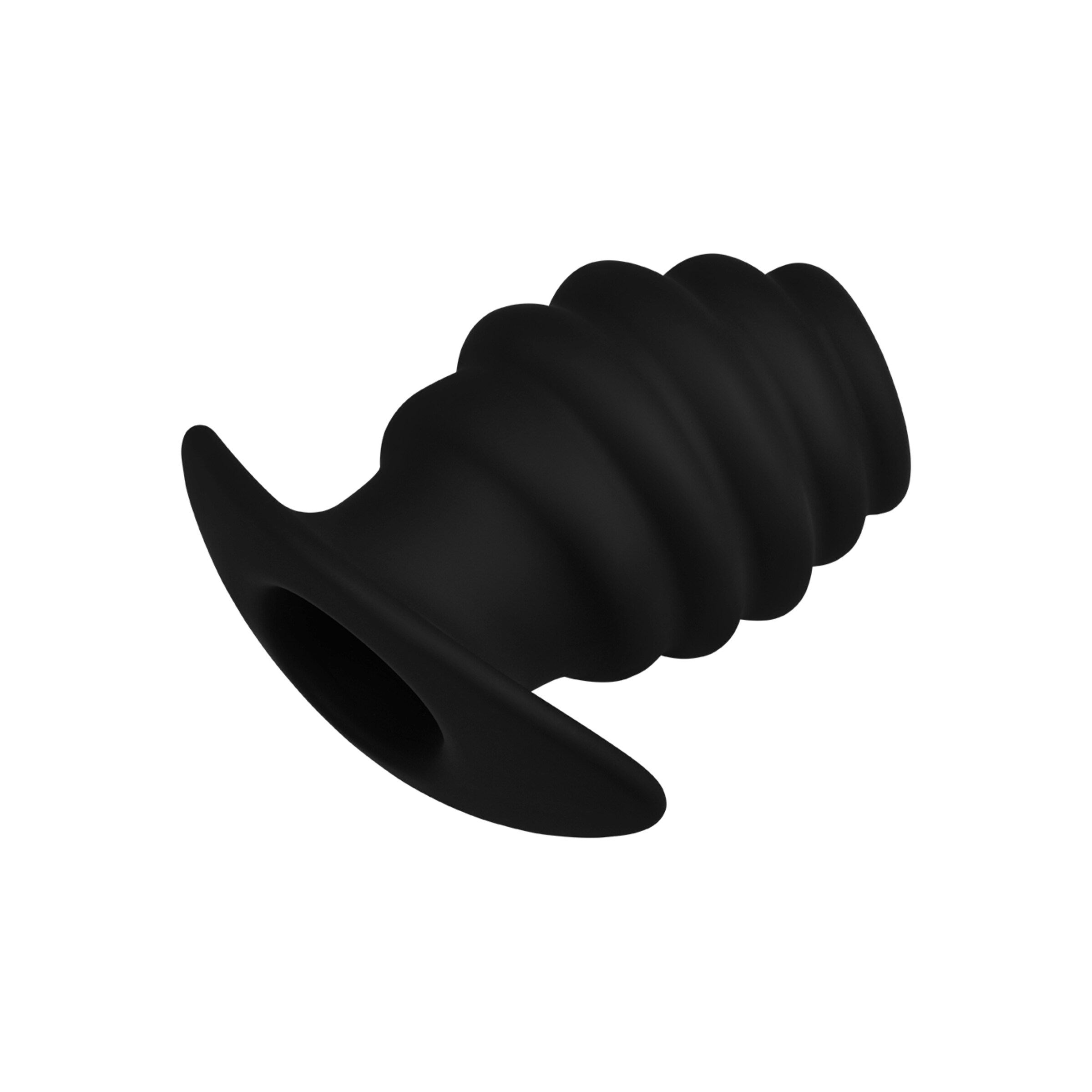 gestructureerde-anaalplug-met-tunnel-l-10-cm-Zwart-5