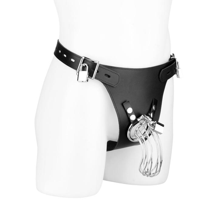 slip-de-chasteté-avec-cadenas-et-cage-Noir-1