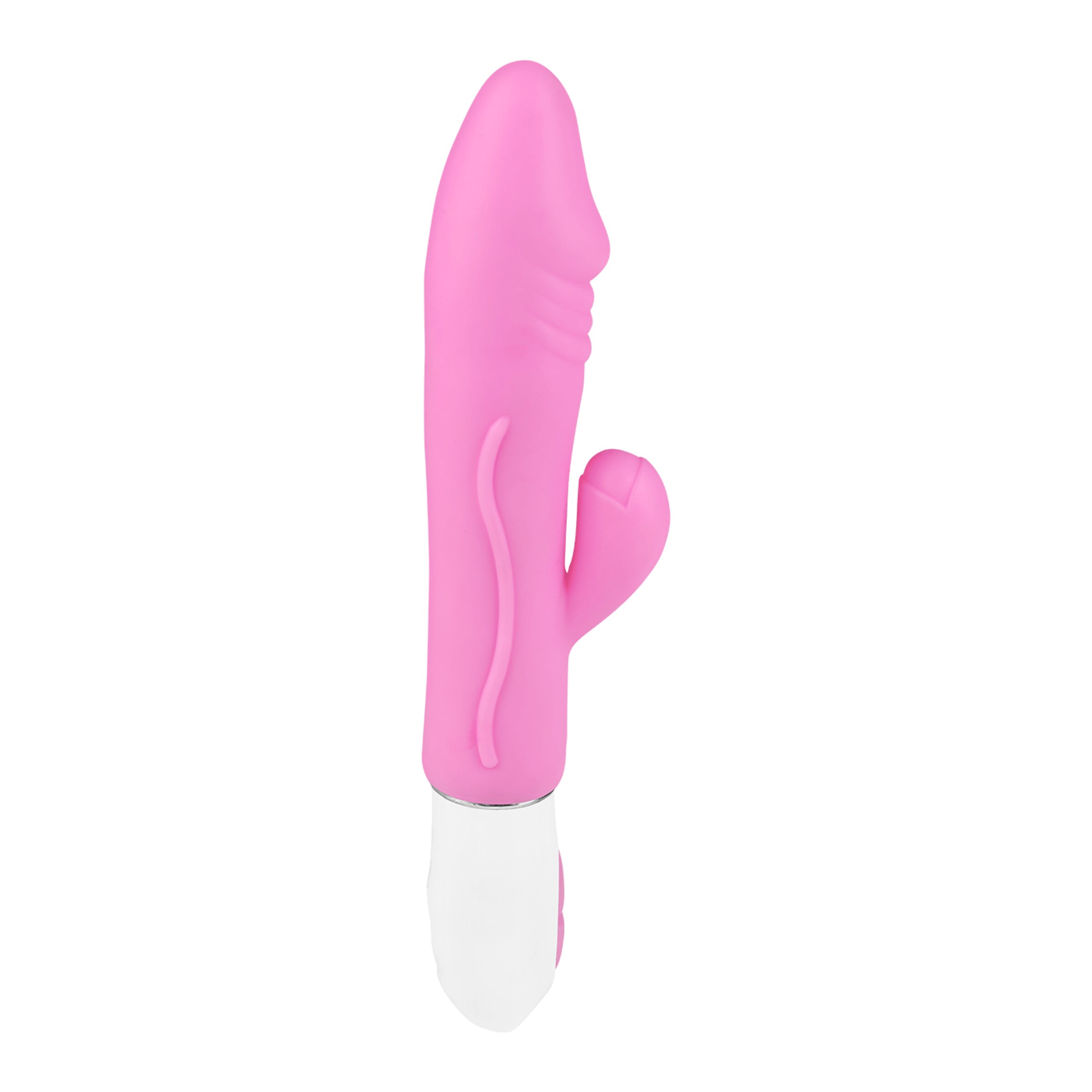 flexibele-konijnenvibrator-22-cm-Roze-Wit-2
