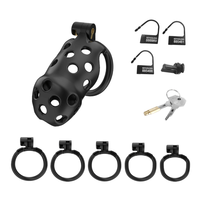 p-cage---pc03-maat-s-8-5-cm-Schwarz-2