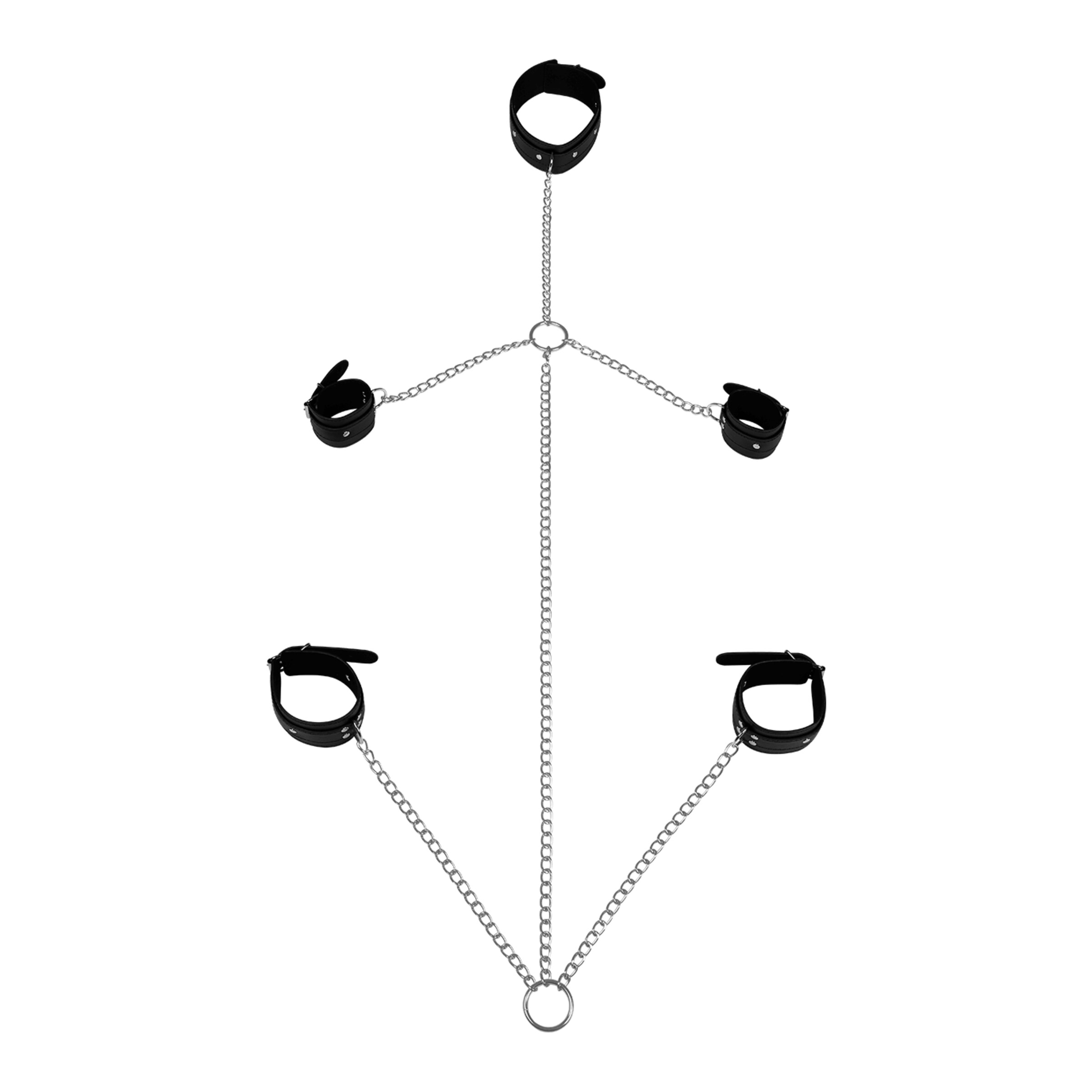 veelzijdige-volledige-lichaamsbondage-met-metalen-kettingen-Zwart-2