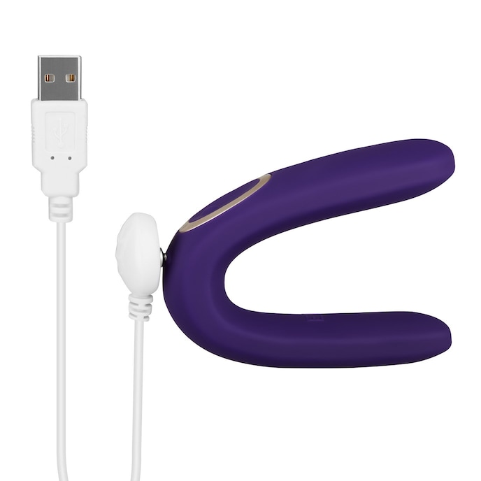 vibromasseur-pour-couple-classic-2-en-silicone-8-5-cm-Or rose-Violet-6