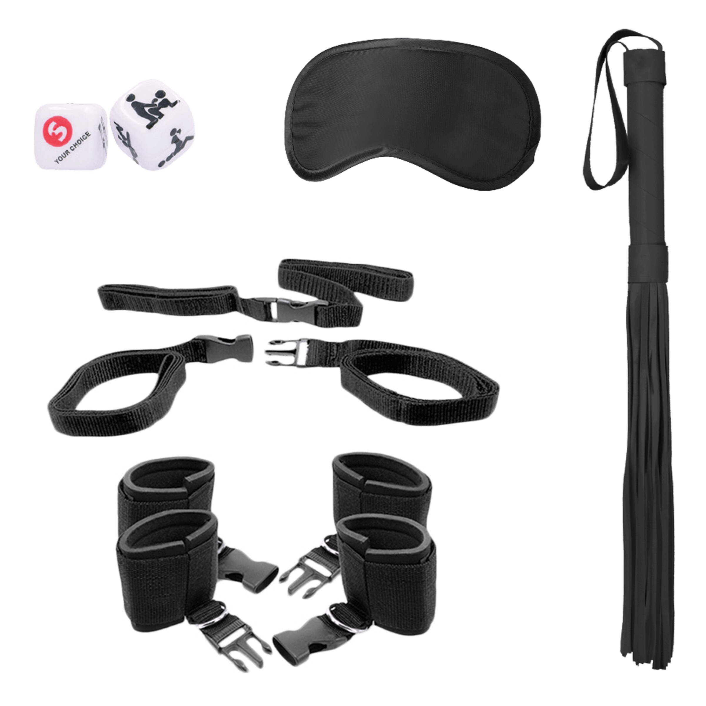 bed-post-bindings-restraint-kit-11--delig-Zwart-1