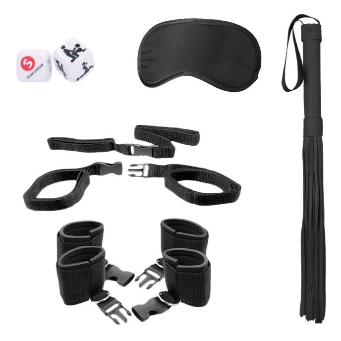 bed-post-bindings-restraint-kit-11--delig-Zwart-1