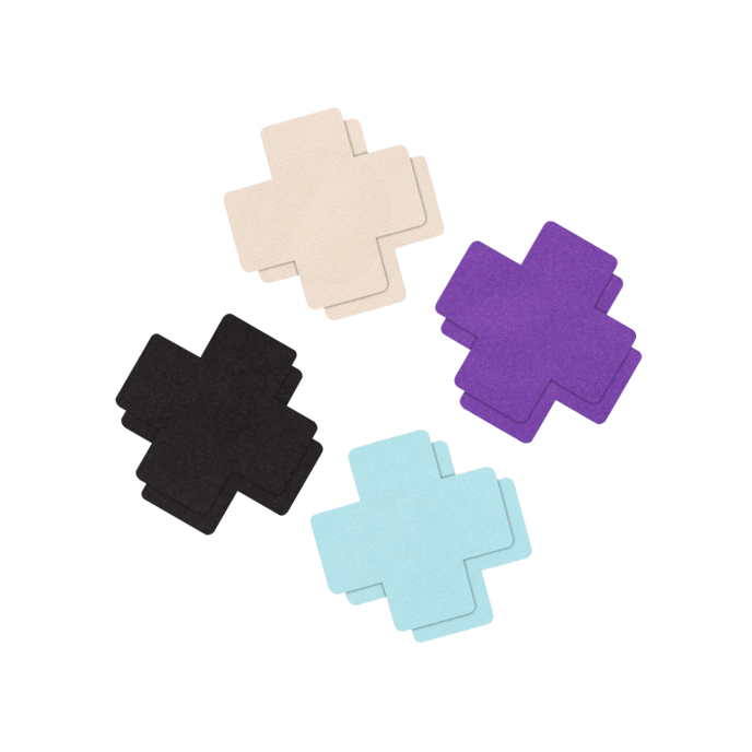 pretty-pasties---cross-4-paar-Beige-Lichtblauw-Paars-Zwart-1