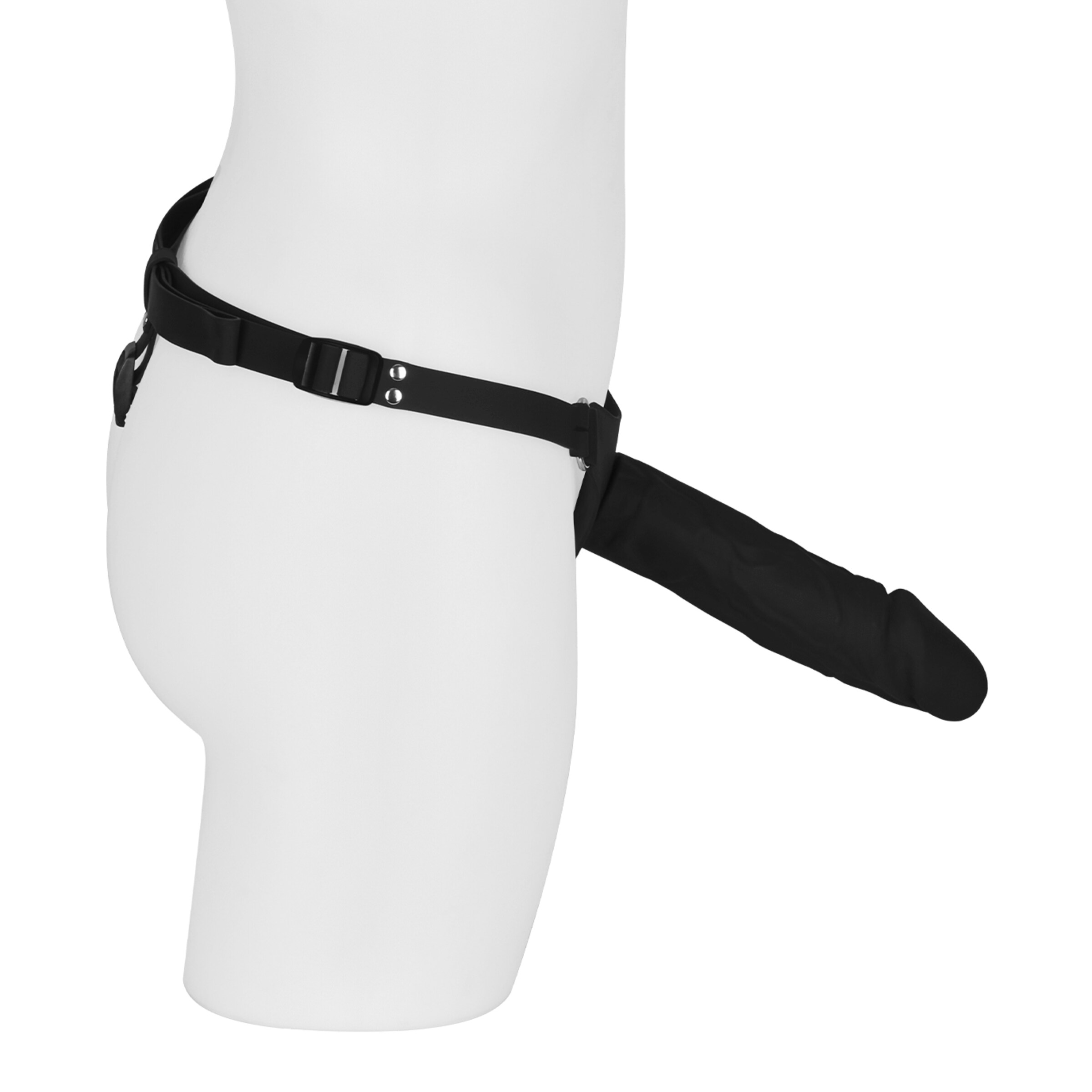 séduisant-strap-on-avec-gode-20-cm-Naturel foncé-Noir-2