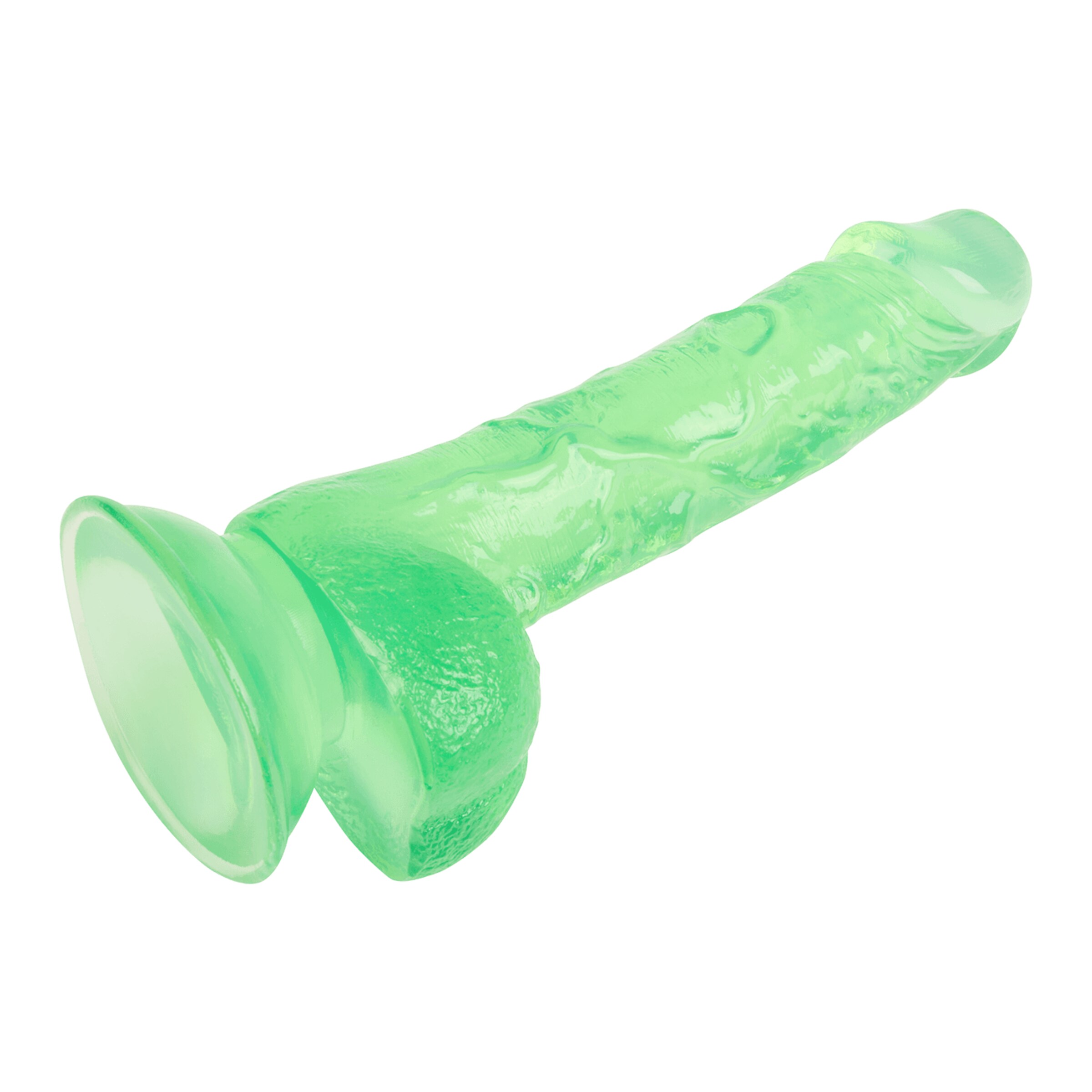 gode-naturel-avec-ventouse-19-cm-Vert clair-5