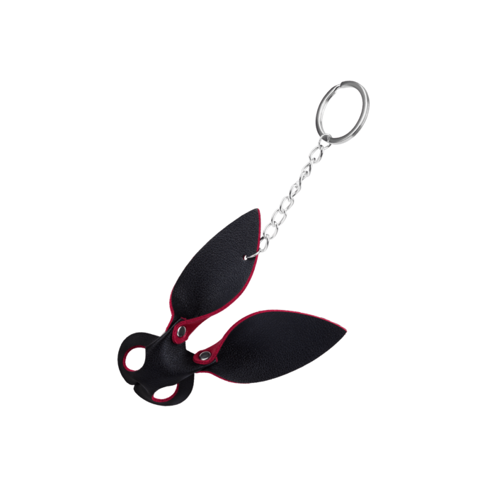 sleutelhanger-in-bdsm-maskerdesign-Rood-Zwart-1