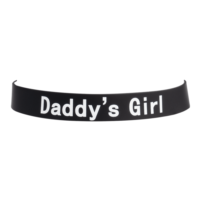 halsband-mit-aufschrift-daddys-girl-Schwarz-Weiß-2