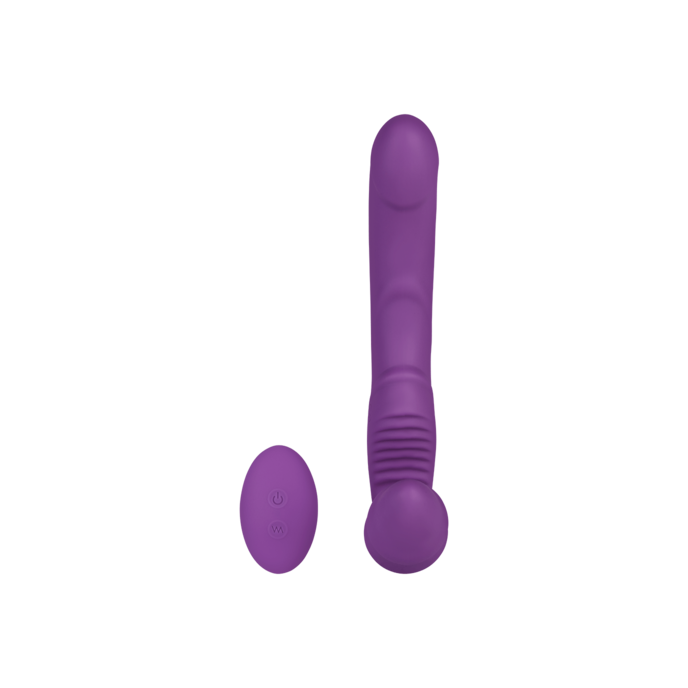 vibromasseur-pour-couple-en-silicone-22-cm-Blanc-Violet-5