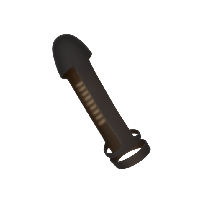 open-penissleeve-15-cm-Zwart-1