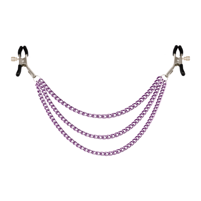 klassieke-nippelklemmen-met-verbindingskettingen-Paars-4