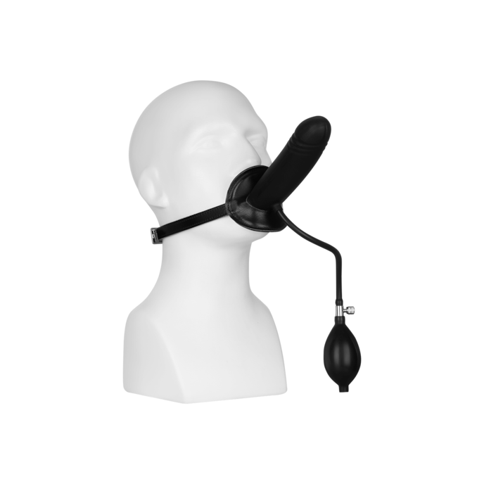 bâillon-gonflable-avec-gode-Noir-1