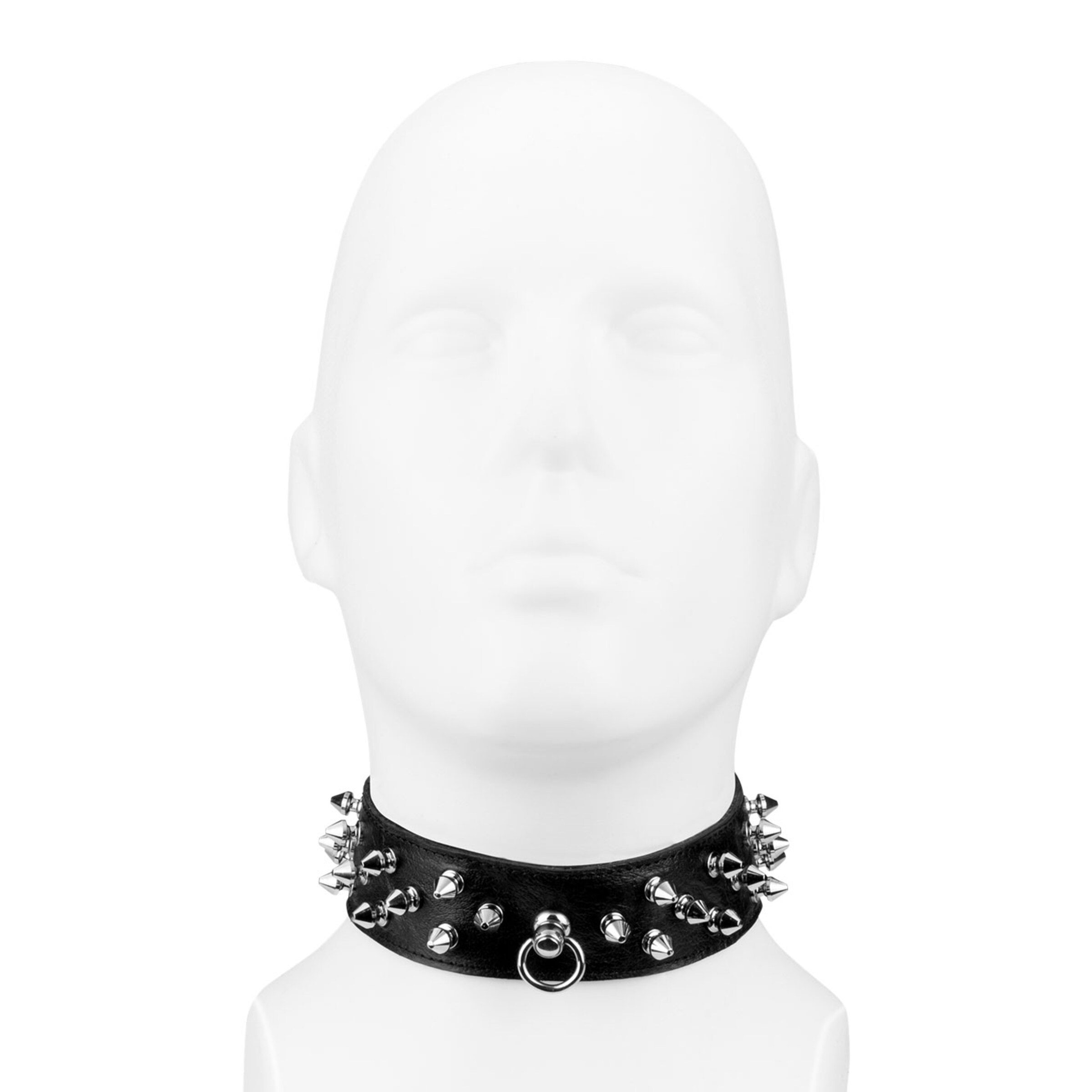 brede-leren-halsband-met-killer-studs-Zilver-Zwart-3