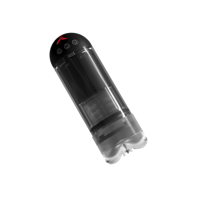 extender-vibrating-penis-pump-9-cm-Schwarz-Transparent-1