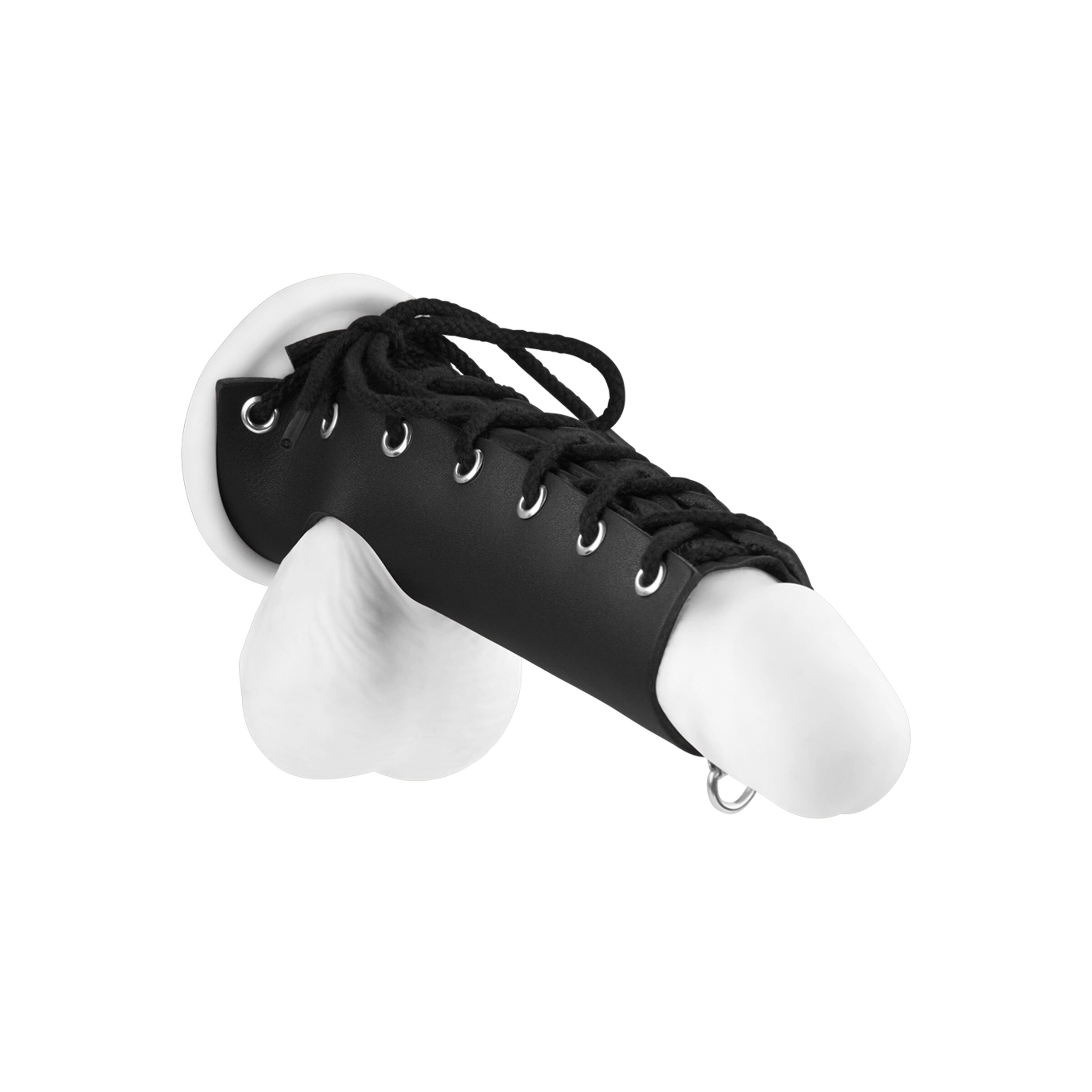 manchette-pénienne-avec-laçage-Noir-5