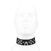 breites-leder-halsband-mit-flachnieten-Schwarz-Silber-3