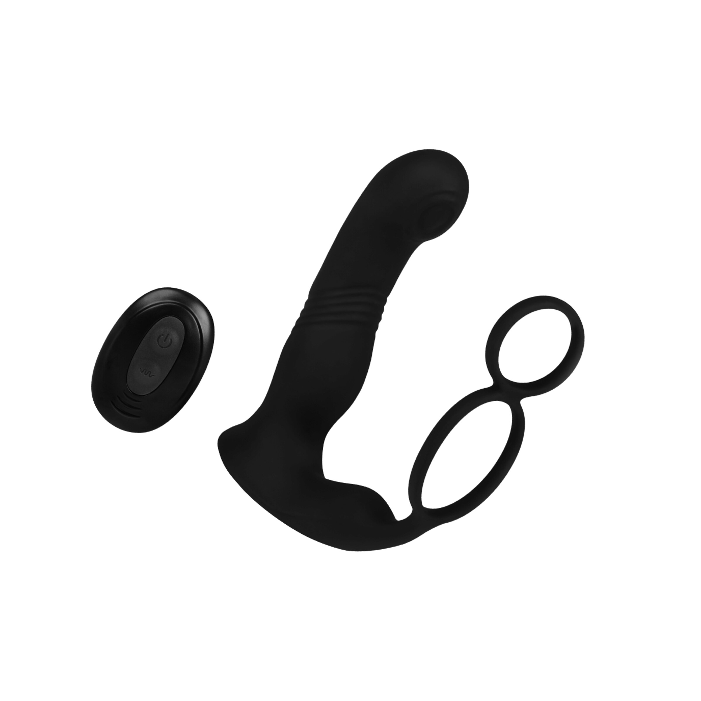 prostaat-vibrator-met-stotende-functie-16-cm-Zwart-1