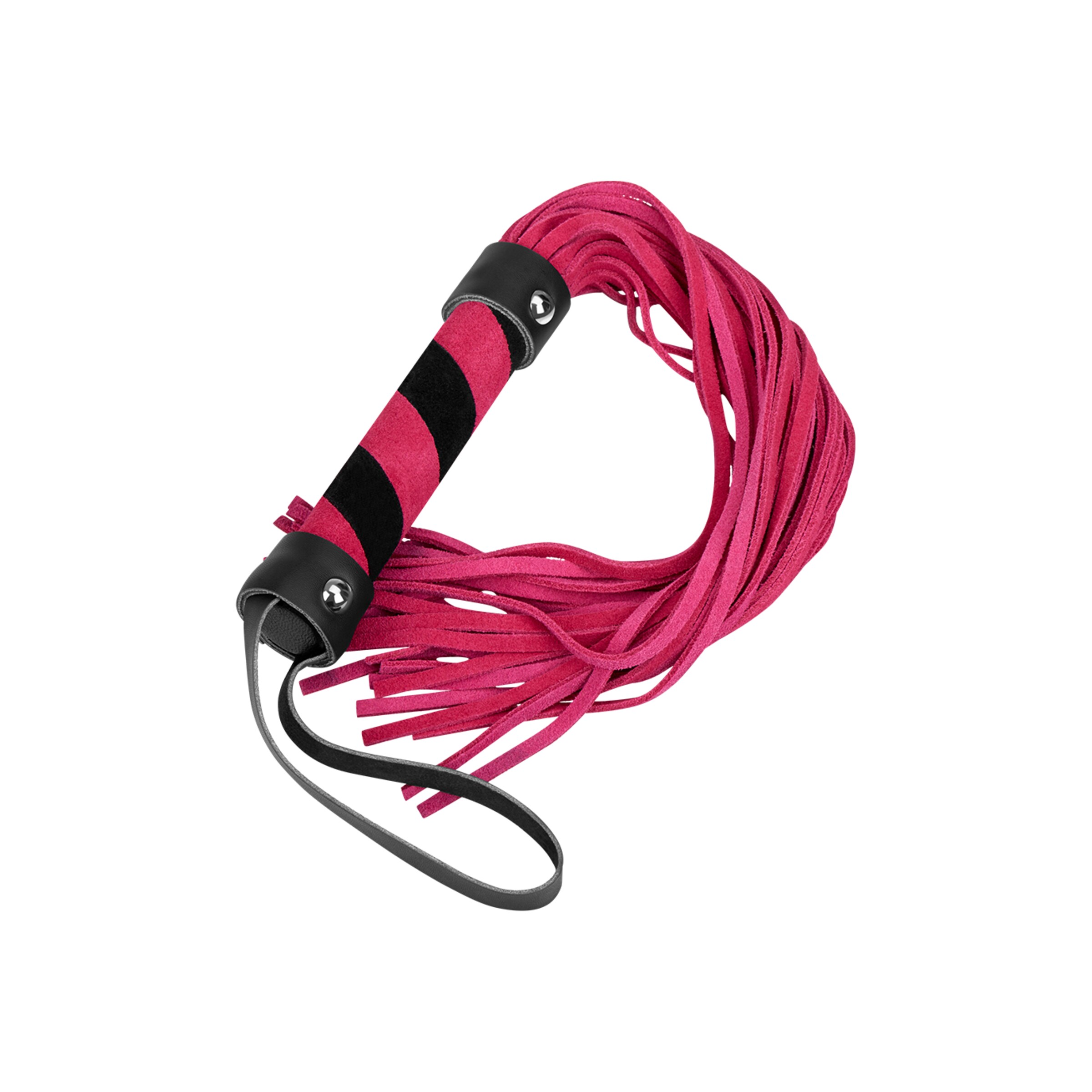 zweep-met-suède-riemen-Violet-Zwart-4