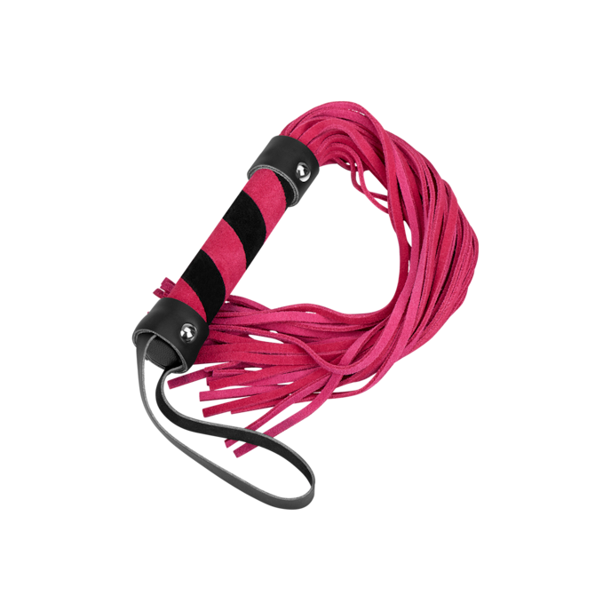 zweep-met-suède-riemen-Violet-Zwart-4