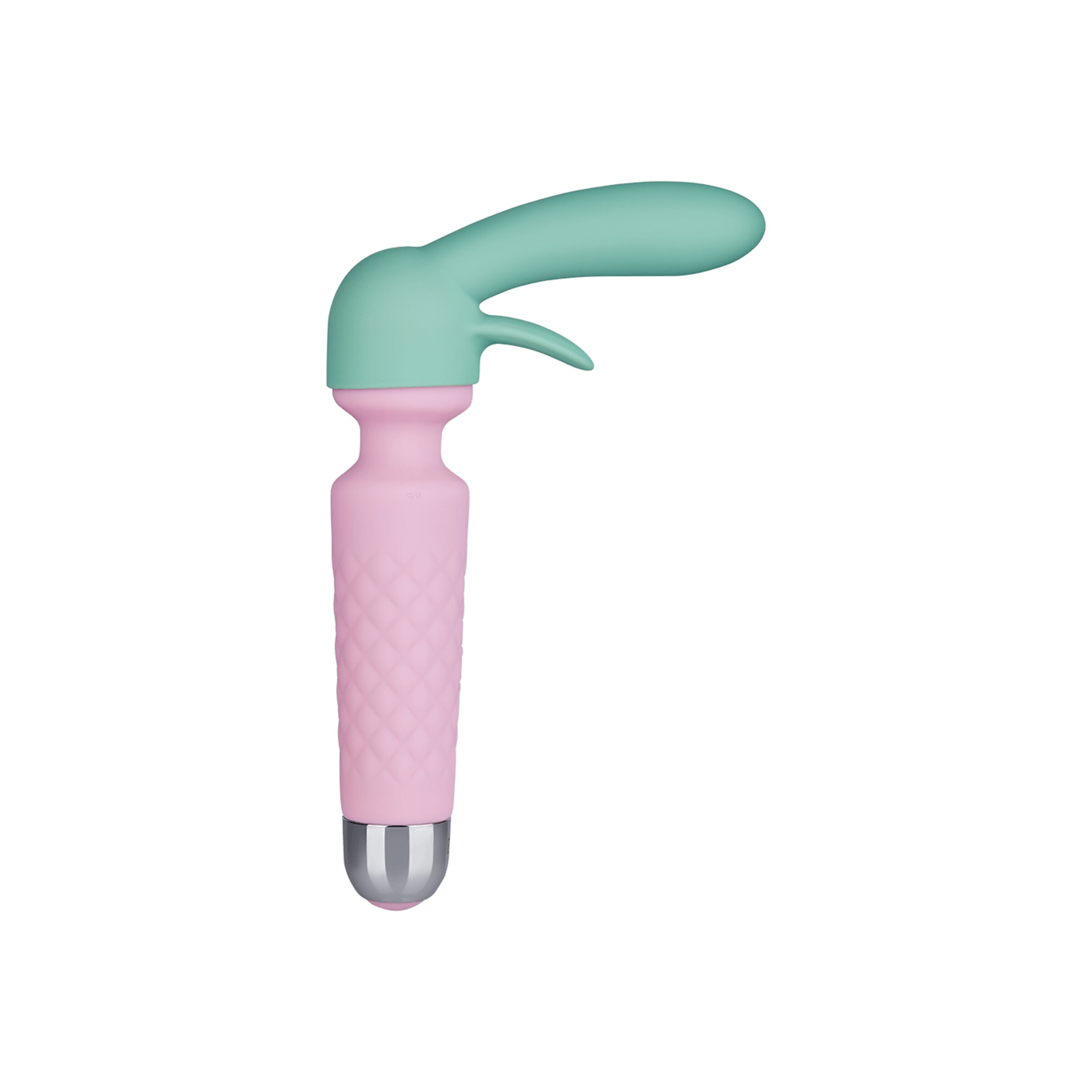 oplaadbare-siliconen-massager-19-5-cm-Mint-Roze-4