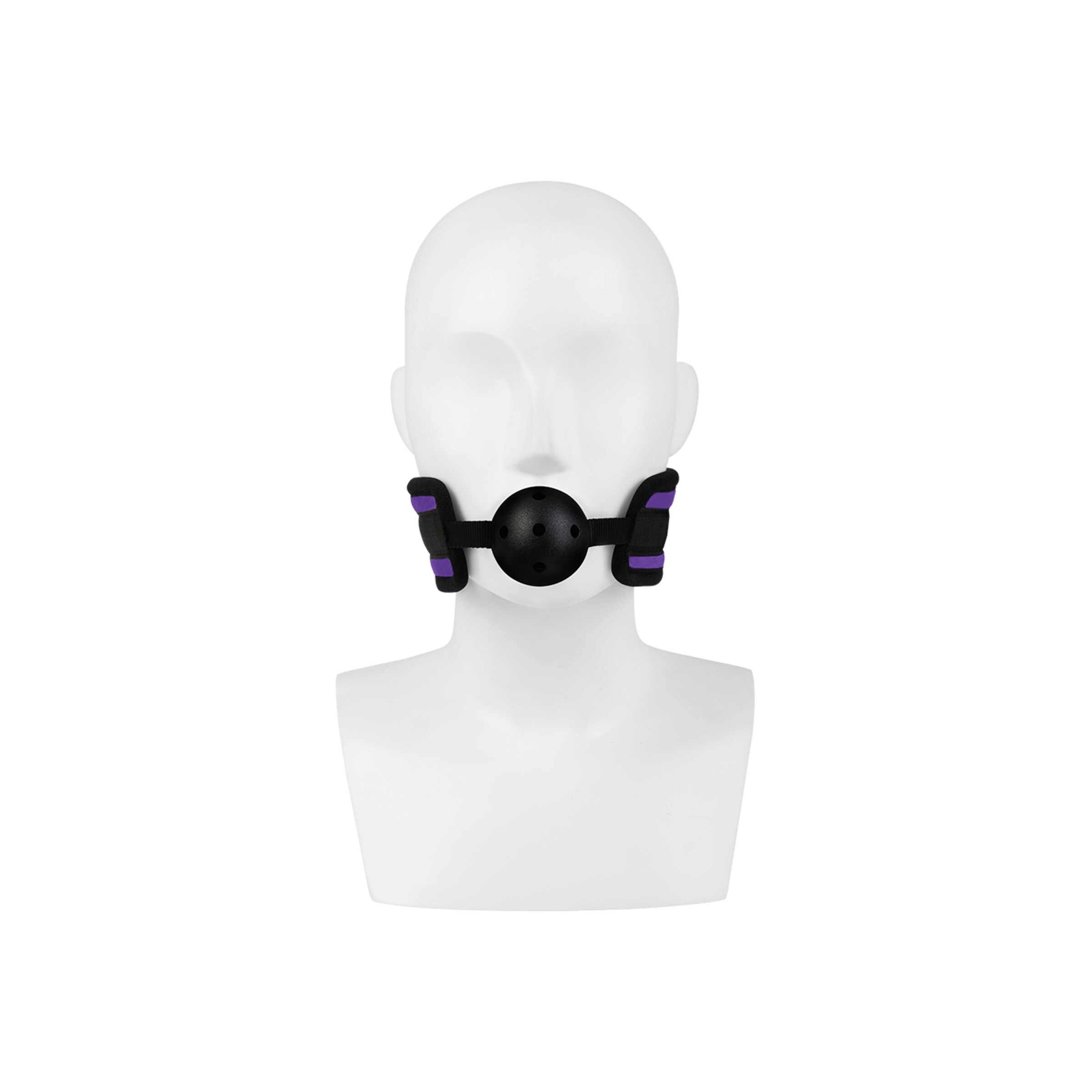 bâillon-perforé-Noir-Violet-7