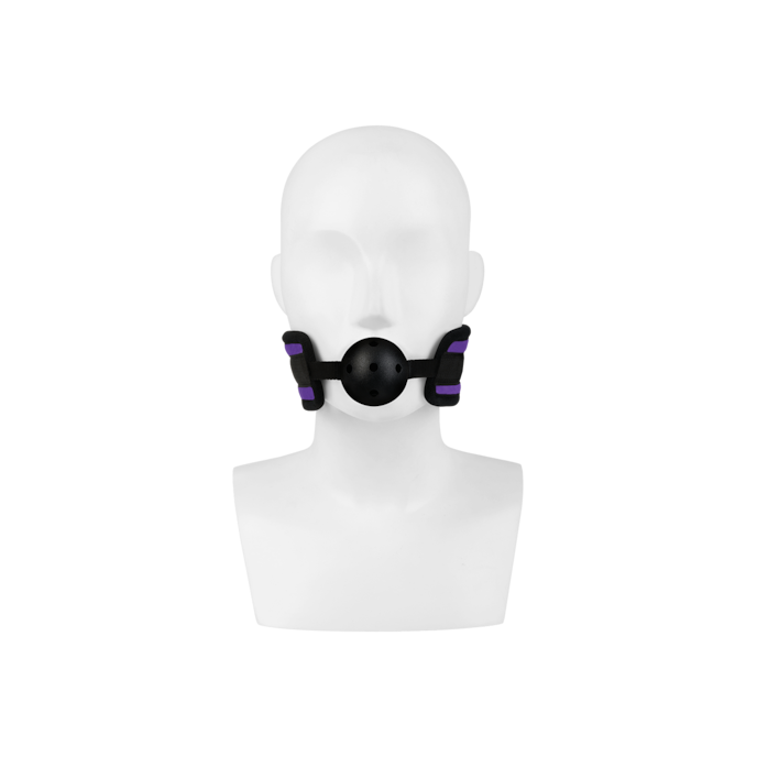 bâillon-perforé-Noir-Violet-7