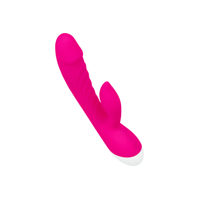 rabbit-séduisant-20-cm-Blanc-Rose néon-1