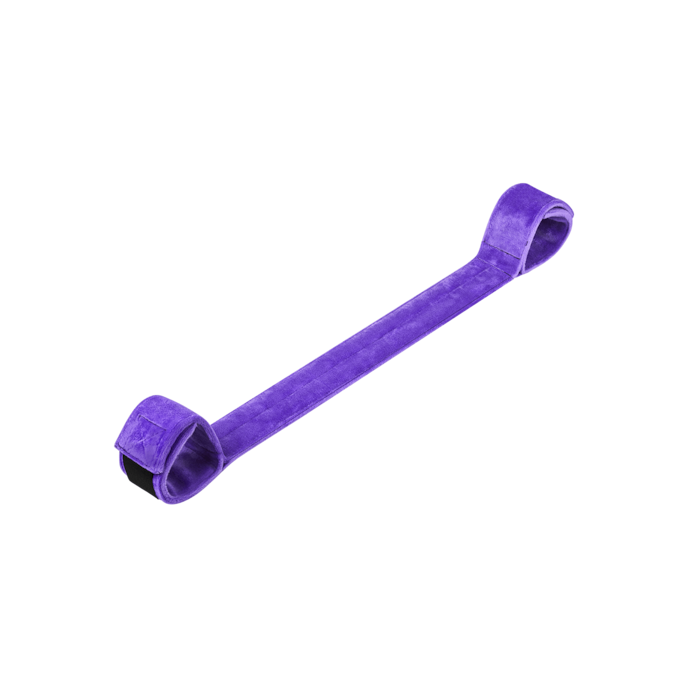 spreader-bar-with-2-cuffs-Noir-Violet-2