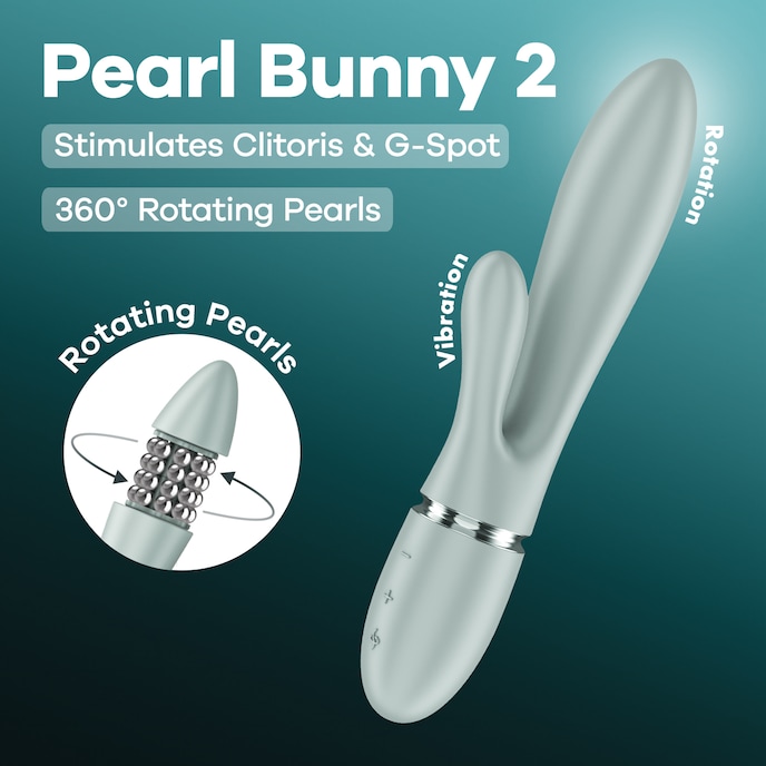 satisfyer-‘pearl-bunny-2’-21-cm-Groen-1
