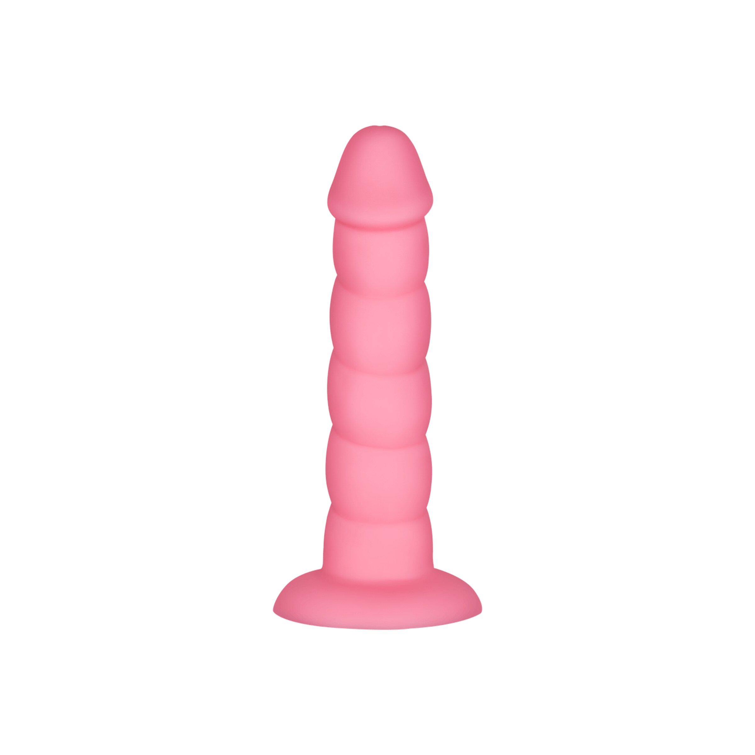 geribbelde-siliconen-dildo-20-cm-Roze-4