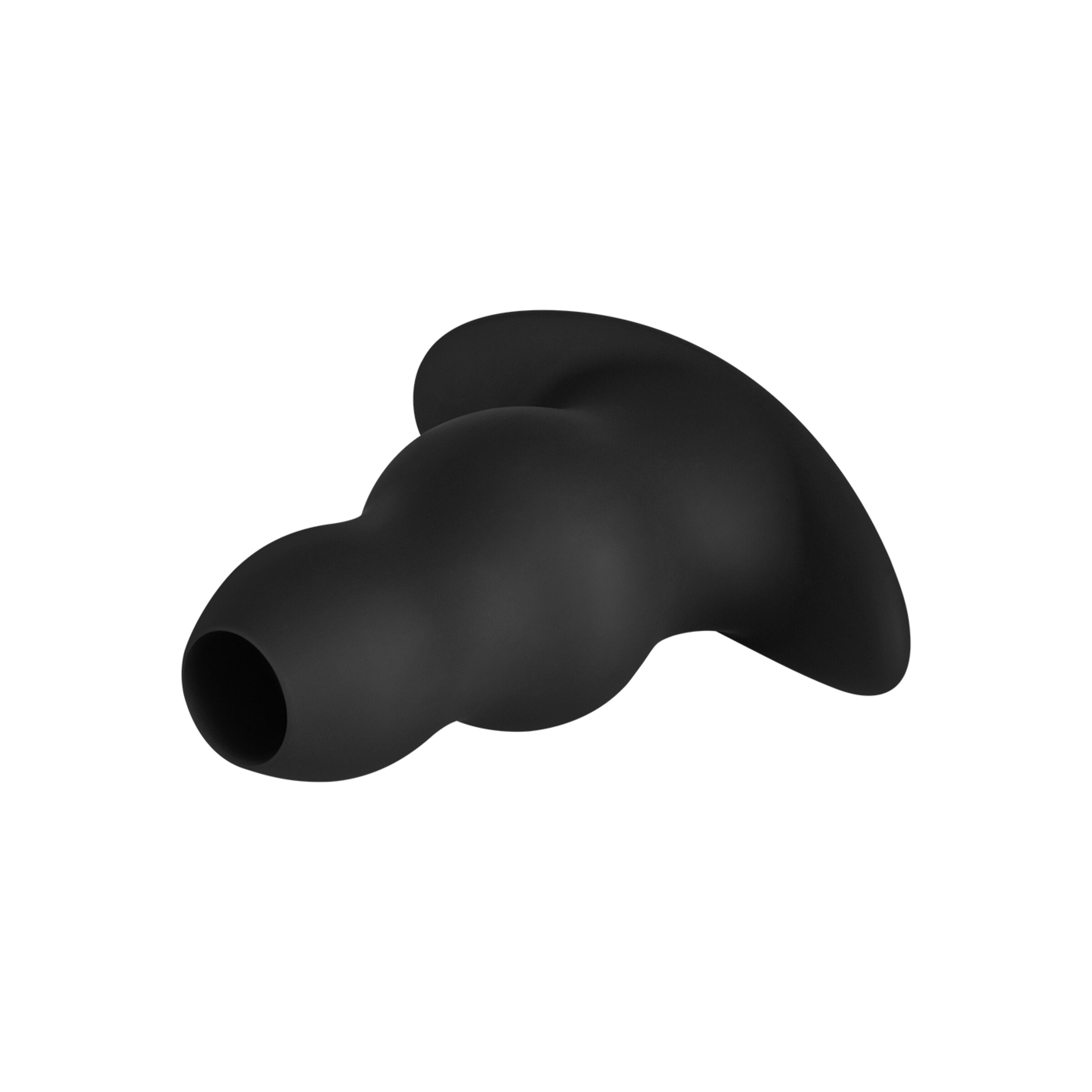 massiver-tunnel-plug-aus-silikon-15-cm-Schwarz-6
