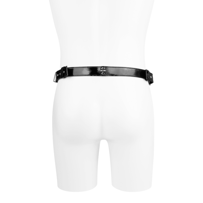 riem-in-laklook-met-afneembare-peniskooien-Zwart-2