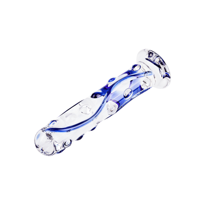 glazen-dildo-met-knoppen-16-cm-Blauw-Transparant-3