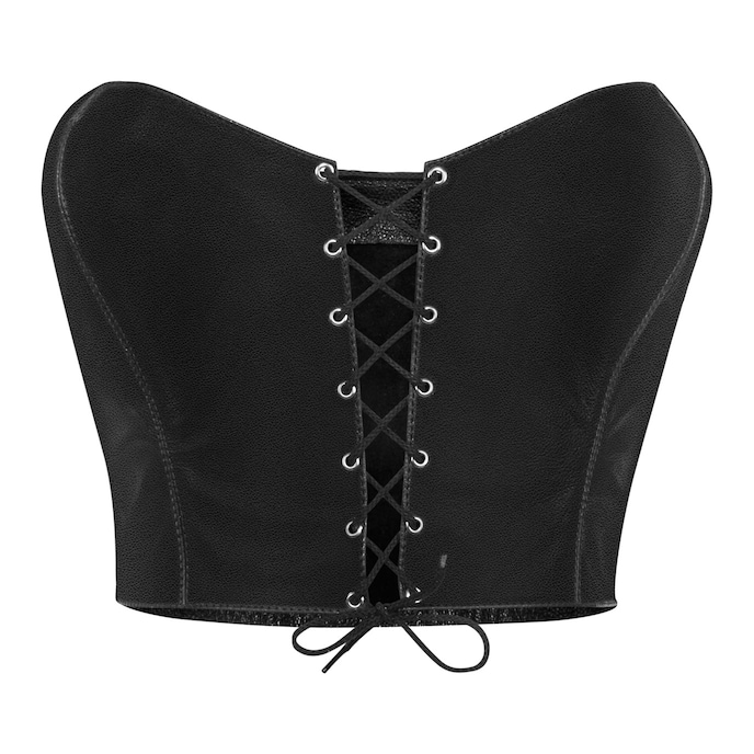 top-en-cuir-avec-laçage-Noir-1