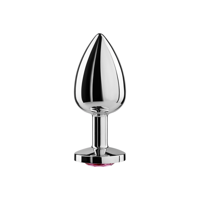 grote-roestvrijstalen-buttplug-10-cm-Pink-Zilver-3