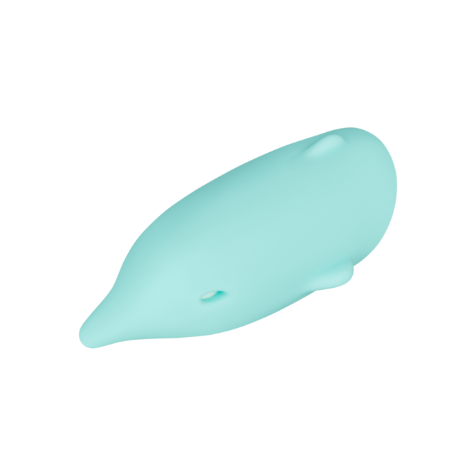 dolfijn-bullet-van-siliconen-7-5-cm-Turkoois-Zilver-6