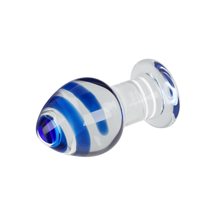 gode-anal-en-forme-de-goutte-9-cm-Bleu-Transparent-7