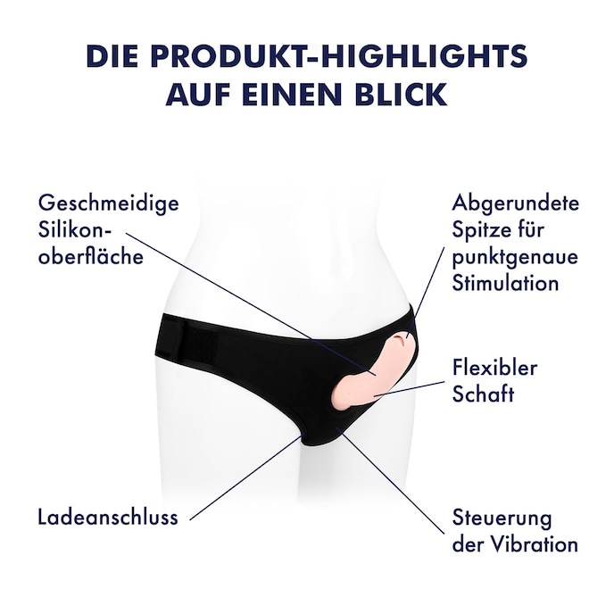 Strap-On-Panty mit Doppel-Vibrator, Gre S, 23 cm natur-hell online kaufen Strap-On-Panty mit Doppel-Vibrator, Gre S, 23 cm natur-hell online kaufen