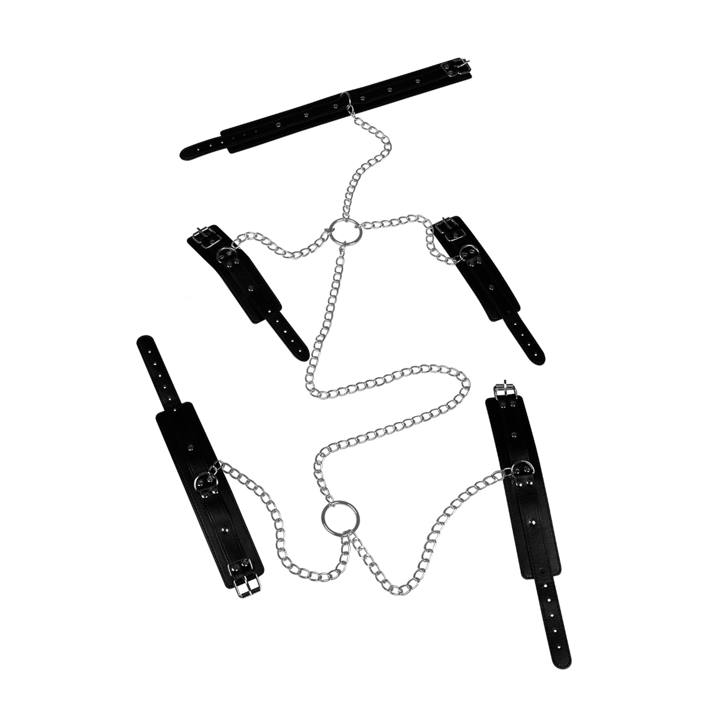 veelzijdige-volledige-lichaamsbondage-met-metalen-kettingen-Zwart-2