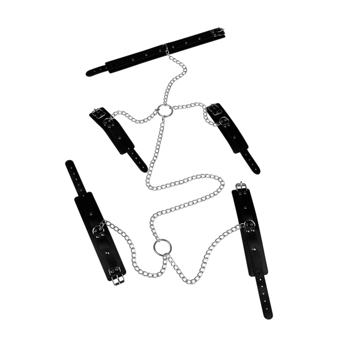 veelzijdige-volledige-lichaamsbondage-met-metalen-kettingen-Zwart-2
